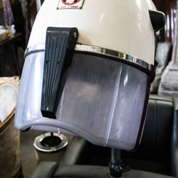 Poltrona parrucchiere con casco anni '70/'80