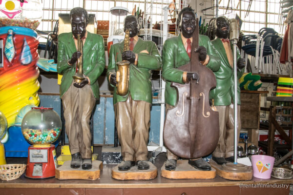 Statue musicisti Jazz
