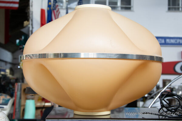 Lampada arancione anni '60
