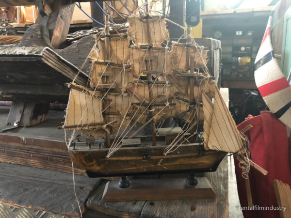 Veliero in legno