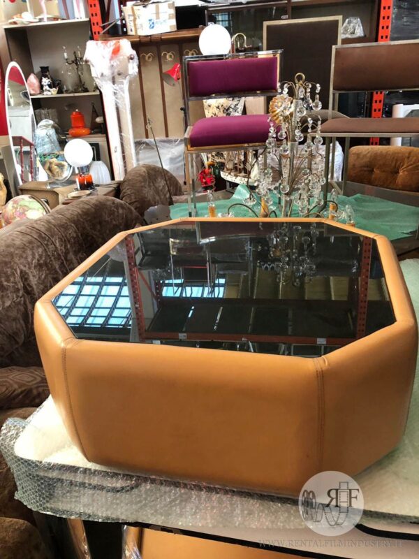 Tavolino in vetro vintage